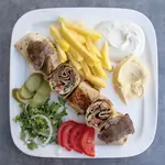 Arabic Meat Shawarma Plate